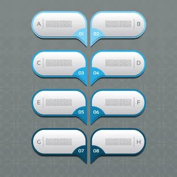 Vector Progress Background / Product Choice or Version. eps 10 Stock Illustration