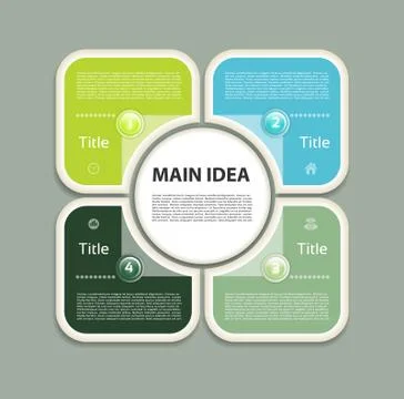 Vector Progress Background / Product Choice or Version. eps 10 Stock Illustration