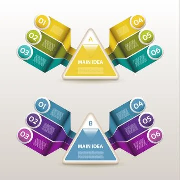 Vector Progress Background / Product choice or Version. eps 10 Stock Illustration