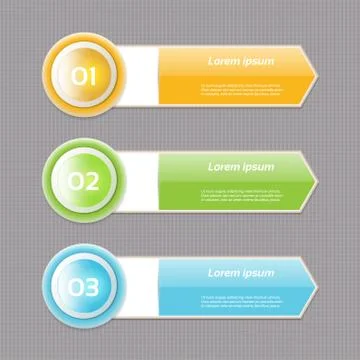 Vector Progress Background / Product Choice or Version. eps 10 Illustrazione stock