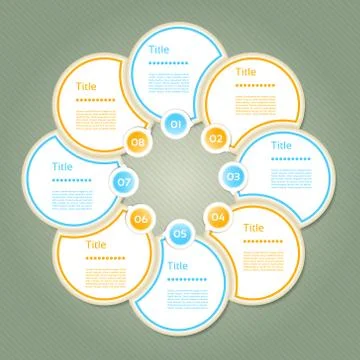 Vector Progress Background / Product choice or Version. eps 10 Stock Illustration