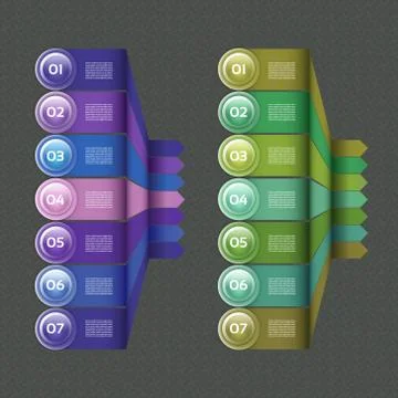 Vector Progress Background / Product Choice or Version. eps 10 Stock Illustration