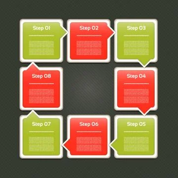 Vector Progress Background / Product choice or Version. eps 10 Stock-Illustration