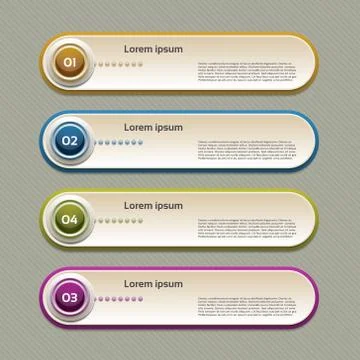 Vector Progress Background / Product Choice or Version. eps 10 Stock Illustration