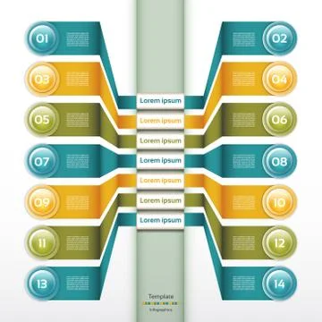 Vector Progress Background / Product Choice or Version. eps 10 Stock Illustration