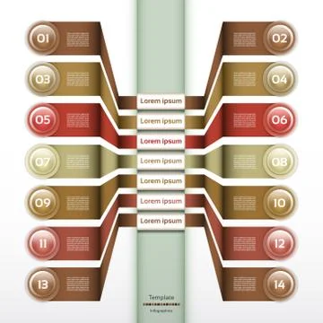 Vector Progress Background / Product Choice or Version. eps 10 Stock Illustration