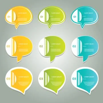 Vector Progress Background / Product Choice or Version. eps 10 Stock Illustration