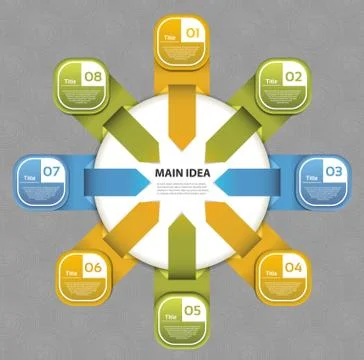 Vector Progress background / product choice or version Stock Illustration