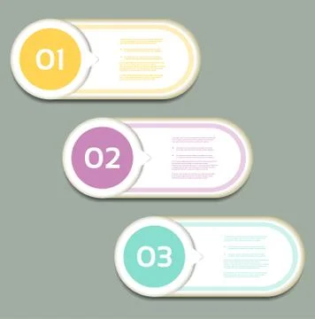 Vector Progress Background / Product choice or Version Stock Illustration