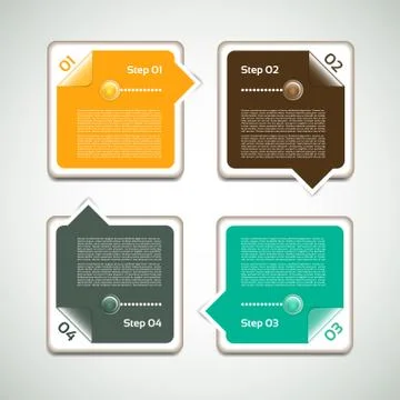 Vector Progress background / product choice or version Stock Illustration