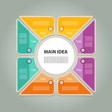 Vector Progress Background / Product Choice or Version Stock Illustration