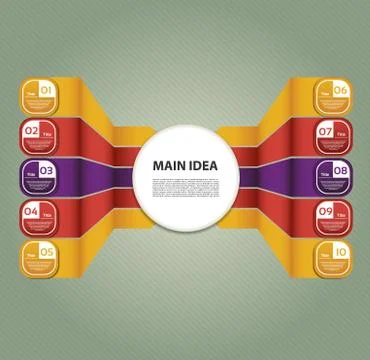 Vector Progress background / product choice or version Stock Illustration