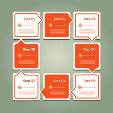 Vector Progress background / product choice or version Stock Illustration