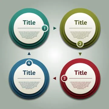 Vector Progress Background / Product Choice or Version Stock Illustration