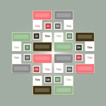 Vector Progress Background / Product Choice or Version. eps 10 Stock-Illustration