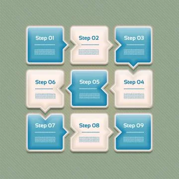 Vector Progress Background / Product choice or Version. eps 10 Stock Illustration