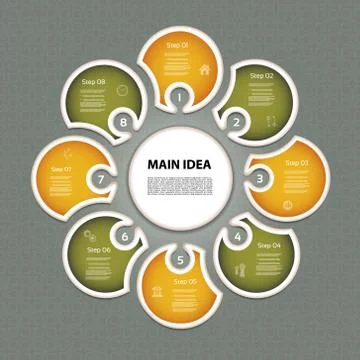 Vector Progress Background / Product choice or Version. eps 10 Stock Illustration