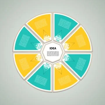 Vector Progress Background / Product Choice or Version. eps 10 Stock Illustration