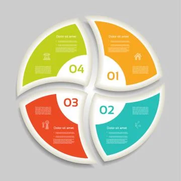 Vector Progress Background / Product Choice or Version. eps 10 Stock Illustration