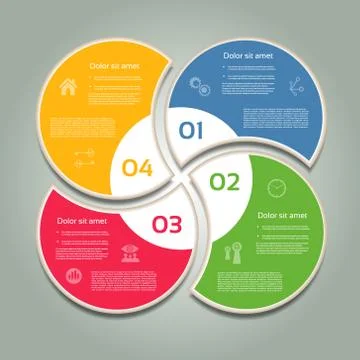 Vector Progress Background / Product Choice or Version. eps 10 Stock Illustration