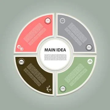 Vector Progress Background / Product Choice or Version. eps 10 Stock Illustration