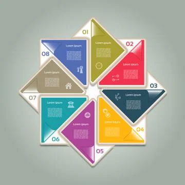 Vector Progress Background / Product Choice or Version. eps 10 Stock Illustration