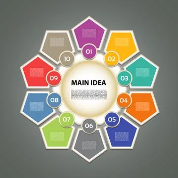 Vector Progress Background / Product choice or Version. eps 10 Stock Illustration