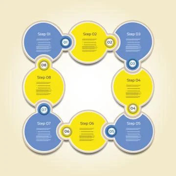 Vector Progress Background / Product Choice or Version. eps 10 Stock Illustration