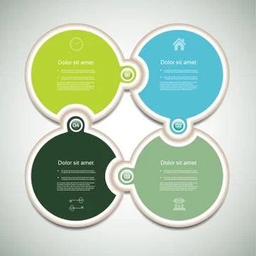 Vector Progress Background / Product Choice or Version. eps 10 Stock Illustration