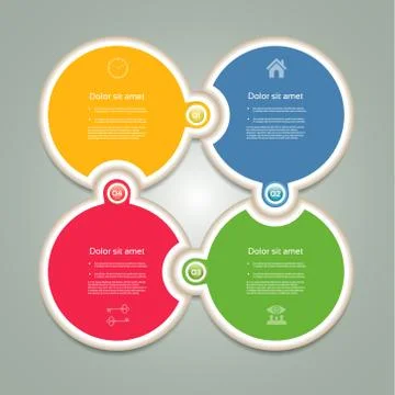 Vector Progress Background / Product Choice or Version. eps 10 Stock Illustration