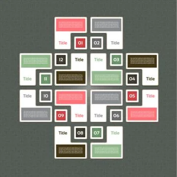 Vector Progress Background / Product Choice or Version. eps 10 Stock Illustration