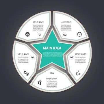 Vector Progress Background / Product choice or Version. eps 10 Illustrazione stock