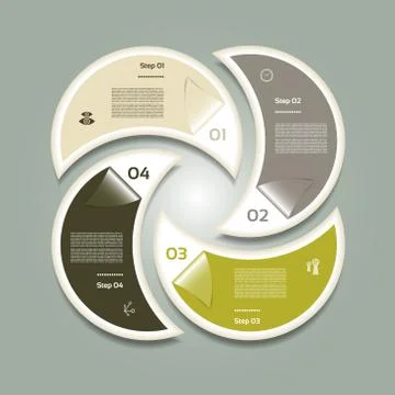 Vector Progress Background / Product Choice or Version. eps 10 Stock Illustration