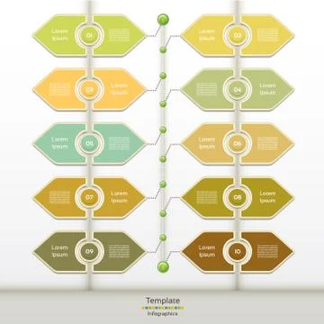 Vector Progress Background / Product Choice or Version. eps 10 Stock Illustration