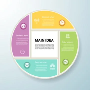 Vector Progress Background / Product Choice or Version. eps 10 Stock Illustration