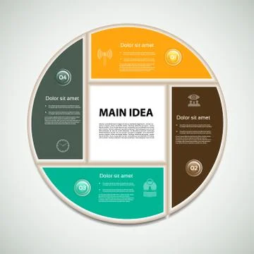 Vector Progress Background / Product Choice or Version. eps 10 Stock Illustration