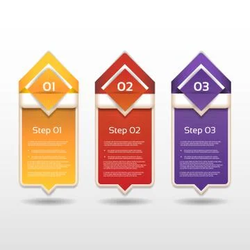 Vector Progress Background / Product Choice or Version. eps 10 Stock Illustration