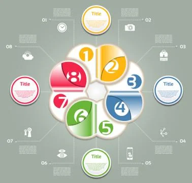 Vector Progress Background / Product choice or Version. eps 10 Illustrazione stock