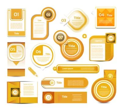 Vector Progress Background / Product Choice or Version. eps 10 Stock Illustration