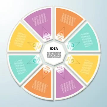 Vector Progress Background / Product Choice or Version. eps 10 Illustrazione stock