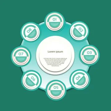 Vector Progress Background / Product Choice or Version. eps 10 Stock Illustration