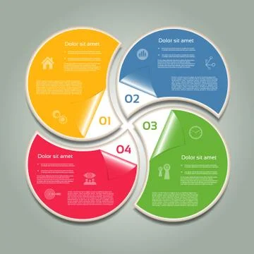 Vector Progress Background / Product Choice or Version. eps 10 Stock Illustration