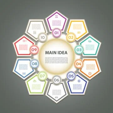 Vector Progress Background / Product choice or Version. eps 10 Stock-Illustration