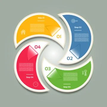 Vector Progress Background / Product Choice or Version. eps 10 Stock Illustration