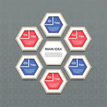 Vector Progress Background / Product Choice or Version. Stock Illustration