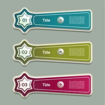 Vector Progress Background / Product Choice or Version. eps 10 Stock Illustration