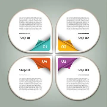 Vector Progress Background / Product Choice or Version. eps 10 Stock Illustration