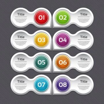 Vector Progress Background / Product Choice or Version. eps 10 Stock Illustration