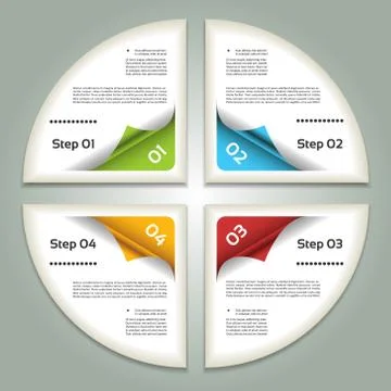 Vector Progress Background / Product choice or Version. eps 10 Illustrazione stock