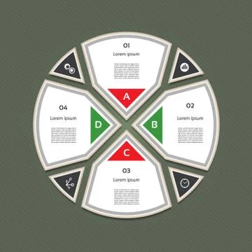 Vector Progress Background / Product Choice or Version. eps 10 Stock Illustration